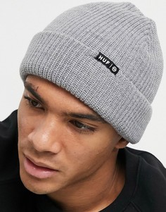 Серая шапка-бини HUF Essentials Usual-Серый