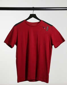 Бордовая футболка PUMA Nutility-Красный
