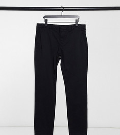 Черные узкие брюки чинос New Look Plus-Черный цвет