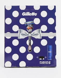 Подарочный набор с бритвой и подставкой Gillette Fusion Proglide-Бесцветный