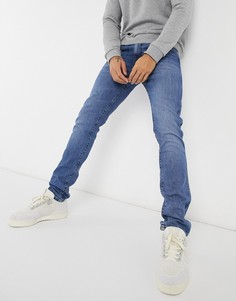 Зауженные книзу джинсы Wrangler-Синий