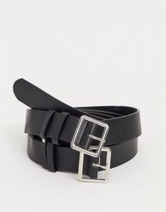 Двойной ремень черного цвета SVNX-Черный 7X