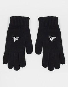 Черные перчатки adidas Football Tiro-Черный