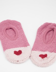 Розовые носки c сердечками Womensecret-Розовый Women'secret