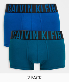 Набор из 2 эластичных хлопковых боксеров-брифов Calvin Klein-Многоцветный