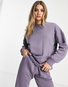 Фиолетовый oversized-свитшот от комплекта Missguided