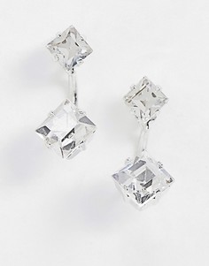 Серьги-подвески с кристаллами Swarovski от Krystal London-Очистить