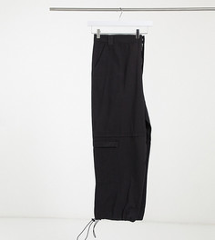 Черные короткие брюки в стили милитари COLLUSION Plus-Черный