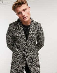 Леопардовое пальто Native Youth-Мульти