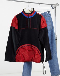Мягкий флисовый анорак Tommy Hilfiger Collections-Черный