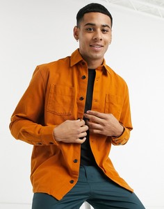 Оранжевая куртка-рубашка навыпуск Selected Homme-Оранжевый