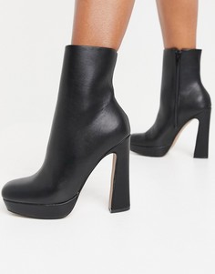 Черные ботинки на платформе ASOS DESIGN Eternal-Черный