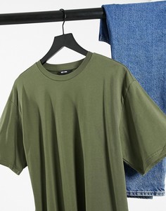 Oversized-футболка цвета хаки Only & Sons-Зеленый
