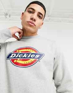 Серый свитшот с логотипом Dickies