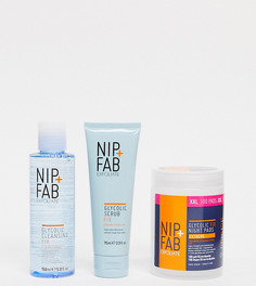Трехступенчатая система для пилинга NIP + FAB X ASOS Exclusive Glycolic Exfoliate Extreme-Бесцветный Nip+Fab