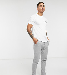 Комплект одежды для дома из футболки и штанов серого и белого цветов Jack & Jones-Многоцветный