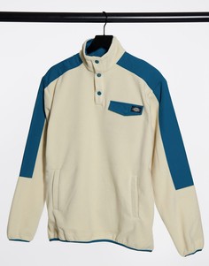 Флисовая куртка кремого и синего цвета Dickies Port Allen-Белый