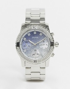 Часы-браслет с хронографом Guess-Серебряный
