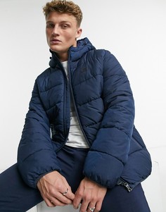 Темно-синяя куртка с капюшоном Barbour International Court-Темно-синий