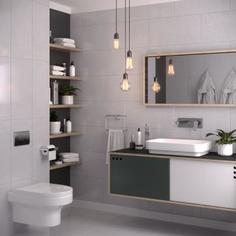Керамогранит Pietra PG 60x30 см 1.44 м² цвет серый Cracia Ceramica