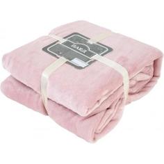 Плед Chogolisa 180х200 см фланель цвет розовый Belezza