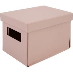 Коробка складная 20х12х13 см картон цвет розовый Storidea