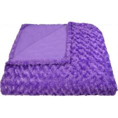 Плед «Comfort Rose» 180х220 см искусственный мех цвет фиолетовый Belezza