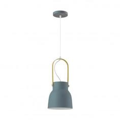 Подвесной светильник Lumion Ruby, 1 лампа, 3 м², цвет серый