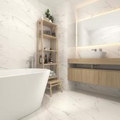 Керамогранит Futuro 30х60 см 1.44 м² цвет белый Cracia Ceramica