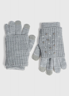 Двухслойные перчатки для девочек O'stin