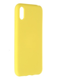 Чехол Pero для APPLE iPhone X Soft Touch Yellow CC01-IXY ПЕРО