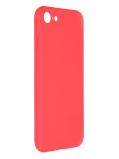 Чехол Pero для APPLE iPhone 7 / 8 / SE2 Liquid Silicone Red PCLS-0001-RD ПЕРО