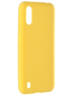 Чехол Pero для Samsung Galaxy M01 Soft Touch Yellow СС01-M01Y ПЕРО