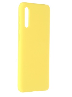 Чехол Pero для Samsung Galaxy A30S / A50 Liquid Silicone Yellow PCLS-0018-YW ПЕРО