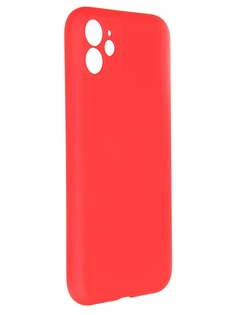 Чехол Pero для APPLE iPhone 11 Liquid Silicone Red PCLS-0022-RD ПЕРО