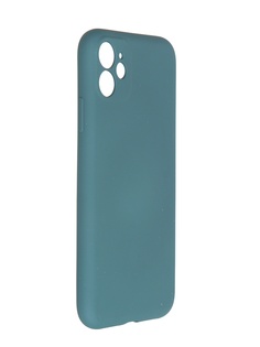 Чехол Pero для APPLE iPhone 11 Liquid Silicone Dark Green PCLS-0022-NG ПЕРО