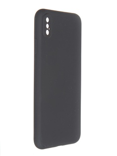 Чехол Pero для APPLE iPhone XS Max Liquid Silicone Black PCLS-0004-BK ПЕРО