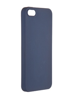 Чехол Pero для APPLE iPhone 5/5S/SE Soft Touch Blue PRSTC-I5BL ПЕРО