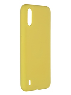 Чехол Pero для Samsung Galaxy A01 Liquid Silicone Yellow PCLS-0012-YW ПЕРО