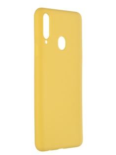 Чехол Pero для Samsung Galaxy A20S Soft Touch Yellow CC01-A20SY ПЕРО
