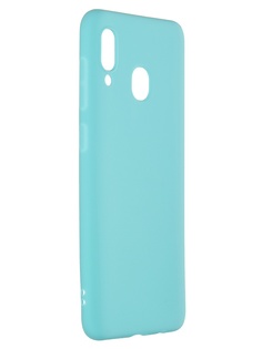 Чехол Pero для Samsung Galaxy A30S Soft Touch Turquoise CC01-A30SC ПЕРО