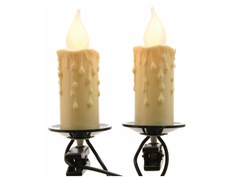 Гирлянда Kaemingk Оплавленные свечи гигант 30 ламп 11.6+1.5m 490832/76179