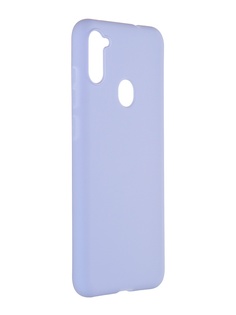 Чехол Pero для Samsung Galaxy A11 / M11 Soft Touch Light Blue CC01-A11OB ПЕРО