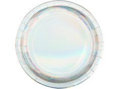 Одноразовые тарелки Пати Бум Радужные фольгированные 230mm 6шт 6058883