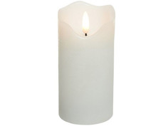 Светодиодная свеча Kaemingk Живая душа 7x13cm White 485279/171930