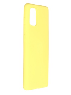 Чехол Pero для Samsung Galaxy A71 Liquid Silicone Yellow PCLS-0015-YW ПЕРО