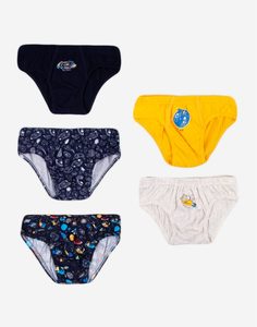 Трусы-брифы с принтом «Космос» для мальчика 5 шт. Gloria Jeans