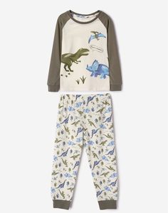 Пижама с динозаврами для мальчика Gloria Jeans