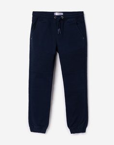 Тёмно-синие брюки-джоггеры для мальчика Gloria Jeans