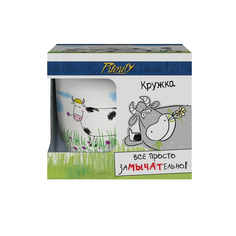 Кружка PrioritY Просто замычательно! 380 мл в подарочной упаковке